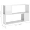 vidaXL B&uuml;cherregal Hochglanz-Wei&szlig; 100x24x63 cm Holzwerkstoff