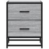 vidaXL Nachttisch Grau Sonoma 40x31x50 cm Holzwerkstoff