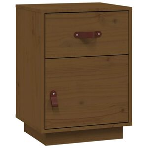 vidaXL Nachttisch Honigbraun 40x34x55 cm Massivholz Kiefer