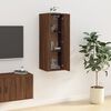 vidaXL TV-Wandschrank Braun Eichen-Optik 40x34,5x100 cm