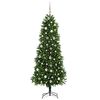 vidaXL Weihnachtsbaum mit 300 LEDs mit St&auml;nder Gr&uuml;n 240 cm PE