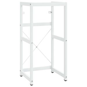 vidaXL Badezimmer Waschtischgestell Wei&szlig; 40x38x83 cm Eisen