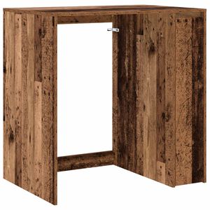 vidaXL Waschmaschinen-Schrank Altholz 87 x 60 x 89 cm Holzwerkstoff