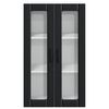vidaXL K&uuml;chenwandschrank Schwarz 60 x 31 x 100 cm Holzwerkstoff