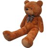 vidaXL Weicher XXL-Pl&uuml;sch-Teddyb&auml;r Braun 160 cm