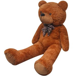vidaXL Weicher XXL-Pl&uuml;sch-Teddyb&auml;r Braun 160 cm