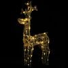 vidaXL LED-Rentier Weihnachtsdeko 90 LEDs 60x16x100 cm Acryl