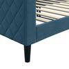 vidaXL Tagesbett Blau 90x200 cm Samt