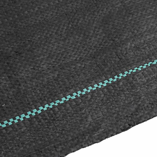 vidaXL Unkrautvlies Schwarz 0,5x50 m PP