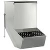 vidaXL Kaninchenf&uuml;tterer Silber 17,5 x 26 x 28,5 cm Verzinkter Stahl