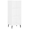 vidaXL Highboard Wei&szlig; 34,5x34x180 cm Holzwerkstoff