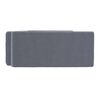 vidaXL Kofferraum-Hundebett Grau 110x70 cm Leinenoptik