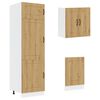vidaXL 8-tlg. K&uuml;chenschrank-Set Kalmar Artisan-Eiche Holzwerkstoff