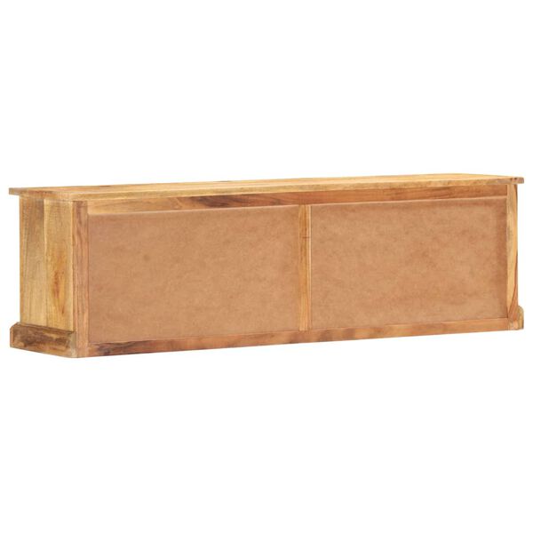 vidaXL Aufbewahrungsbank 128 cm Massivholz Mango