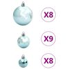vidaXL Weihnachtskugeln 100 Stk. Gr&uuml;n &Oslash;3/4/6 cm