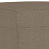 vidaXL Sitzbank Taupe 100x35x41 cm Stoff