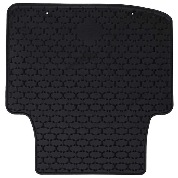 vidaXL Autofu&szlig;matte 4 pcs Schwarz Gummi