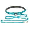 TRIXIE Bauchgurt mit Leine S/M Blau