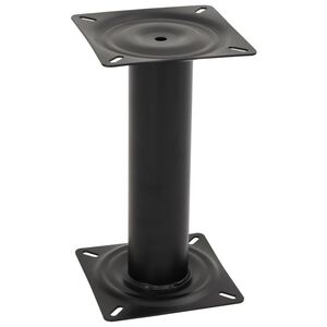 vidaXL Stuhlfu&szlig; f&uuml;r Bootssitz Schwarz 33 cm Stahl