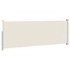 vidaXL Ausziehbare Seitenmarkise 160x500 cm Creme
