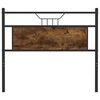 vidaXL Ersatz-Kopfteil R&auml;uchereiche 107 cm Holzwerkstoff und Stahl