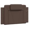 vidaXL Bettgestell "Viana" ohne Matratze Braun 90x200 cm Kunstleder