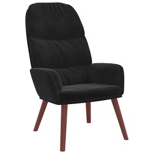vidaXL Relaxsessel Schwarz Samt