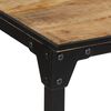 vidaXL 5-tlg. Bar-Set Raues Mangoholz und Metall