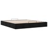 vidaXL Ottoman-Bett ohne Matratze Schwarz 160x200 cm Stoff