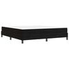 vidaXL Boxspringbett mit Matratze Schwarz 180 x 200 cm Stoff