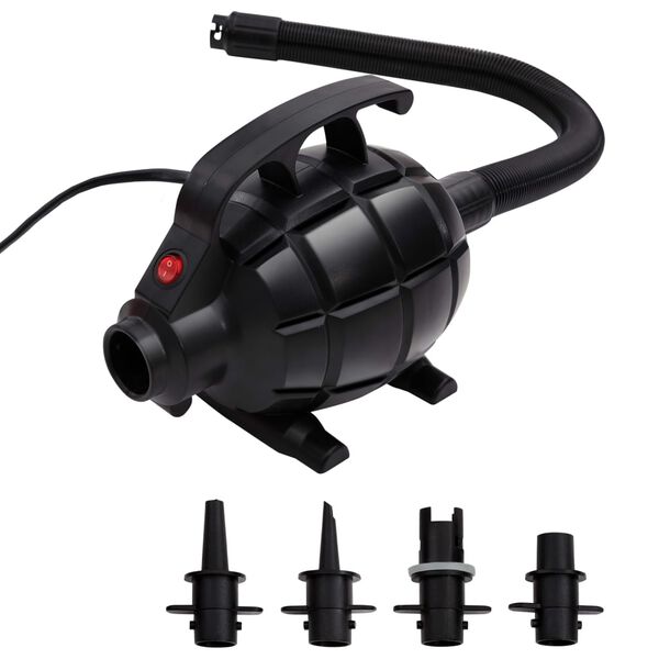 vidaXL Elektrische Luftpumpe Schwarz