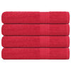 vidaXL Saunat&uuml;cher FROGN 4 Stk. Rot 80x200 cm 360 g/m&sup2;