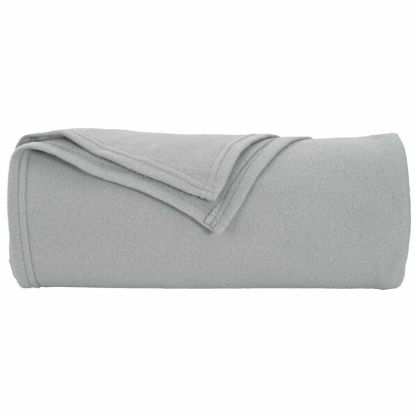 vidaXL &Uuml;berwurfdecke Grau 170 x 130 cm Fleece