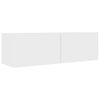 vidaXL 5-tlg. TV-Schrank-Set Weiß Holzwerkstoff