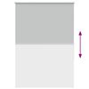 vidaXL Verdunkelungsrollo Hellgrau 110x150cm Stoffbreite 105,7cm