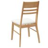 vidaXL Esszimmerst&uuml;hle 2 pcs Natur 43 x 54 x 89 cm Massives Gummiholz