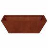 vidaXL Garten-Pflanzgef&auml;&szlig; 5 pcs Rostig 50 x 50 x 15 cm Wetterfeststahl