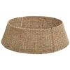 vidaXL Weihnachtsbaumkragen Braun 90 x 90 x 28 cm das Seegras