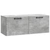 vidaXL Wandmontierter TV-Schrank Betongrau 78,5 x 31 x 30 cm