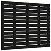vidaXL Wand-Kopfteil Schwarz 106x3x91,5 cm Massivholz Kiefer