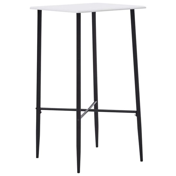 vidaXL 3-tlg. Bar-Set Kunststoff Schwarz