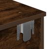 vidaXL Wandregal mit Schubladen R&auml;uchereiche 100x37,5x19 cm