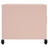 vidaXL Couchtisch Rosa 68x50x43,5 cm Stahl