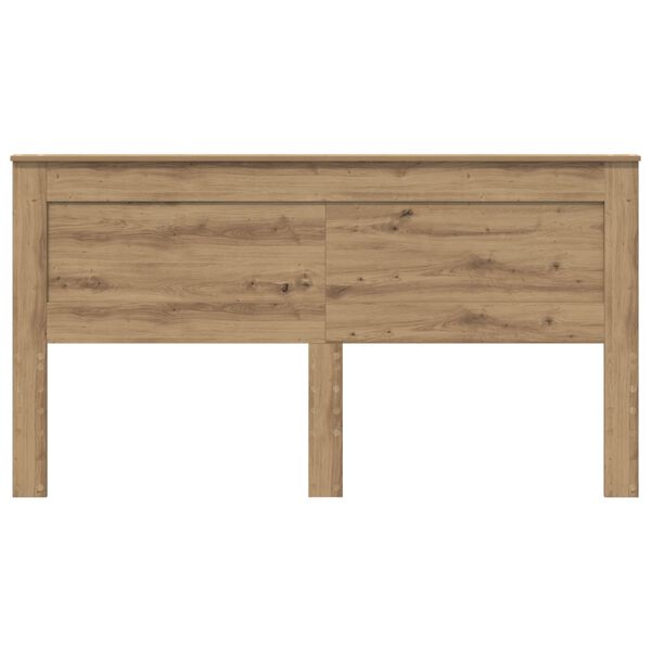 vidaXL Kopfteil mit Kopfteil Artisan-Eiche 180 cm Holzwerkstoff