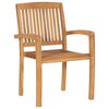 vidaXL 5-tlg. Garten-Essgruppe Massivholz Teak