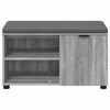 vidaXL Flurbank mit Kissen mit Regal Graues Sonoma 80 x 38 x 46 cm