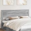 vidaXL Kopfteil Graues Sonoma 200 cm Holzwerkstoff