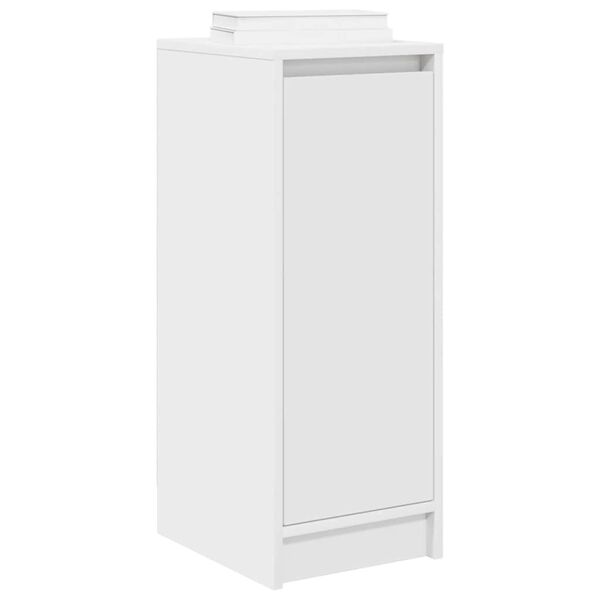 vidaXL Schuhschrank Wei&szlig; 29,5x34x76 cm Holzwerkstoff