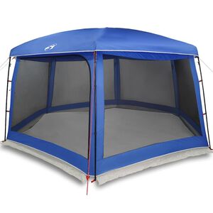 vidaXL Poolzelt mit abnehmbarem &Uuml;berzelt Netzw&auml;nden Azurblau 670x590cm