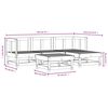 vidaXL 5-tlg. Garten-Lounge-Set Massivholz Kiefer